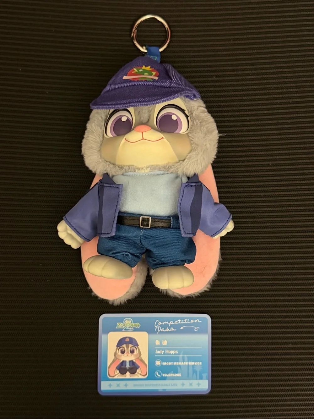 MINISO Disney Zootopia 2 City Residents Series – Judy Hopps Plush Pendant